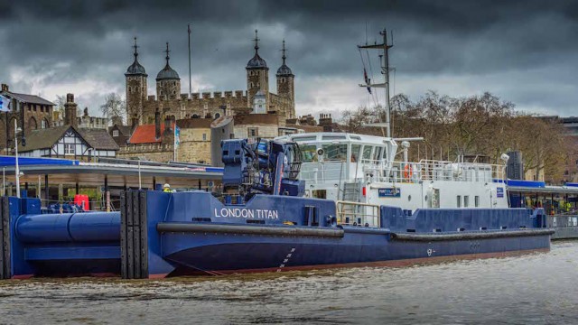 £7 million river maintenance vessel ready for a busier Thames