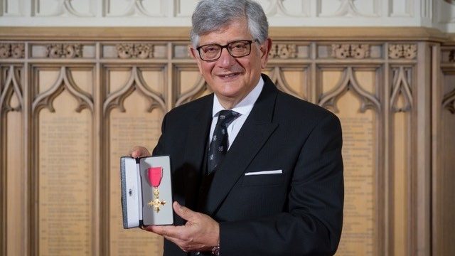 Harry Theochari receives OBE from HRH The Princess Royal
